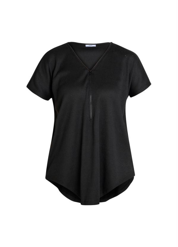 bonprix - Blusa Alongada Preta 7