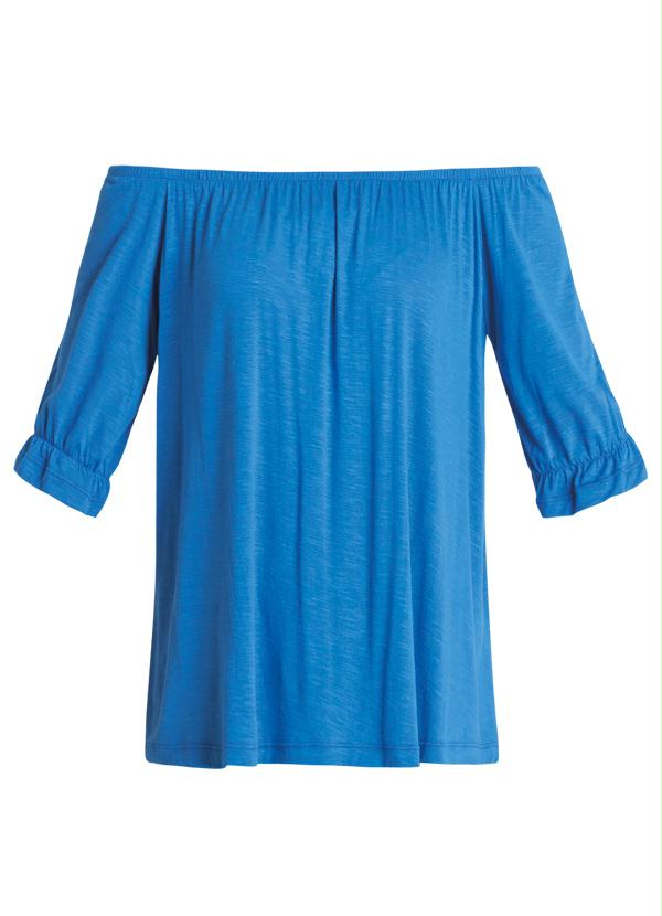 Quintess - Blusa Ciganinha Azul 6