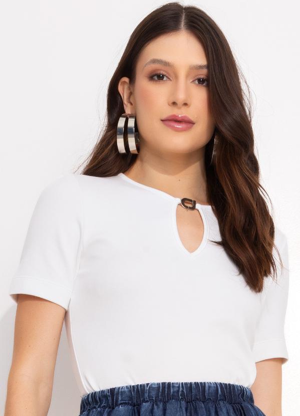 Colcci Jeans - Blusa Cj Off White