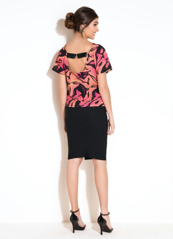 Quintess - Blusa com Detalhe de Tira Regulável Cobra Color 4