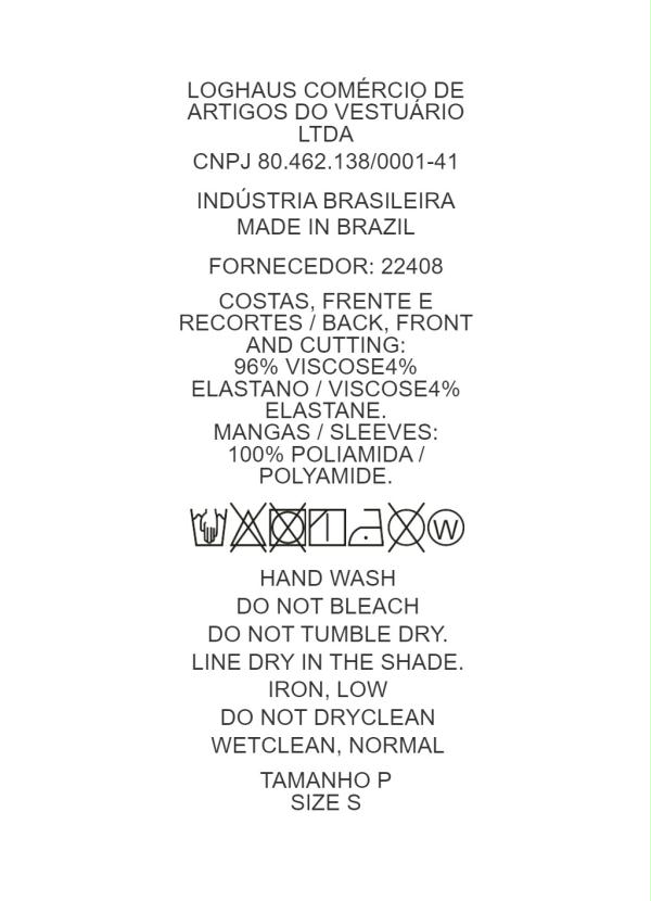 Quintess - Blusa com Mangas em Tule Preta 9