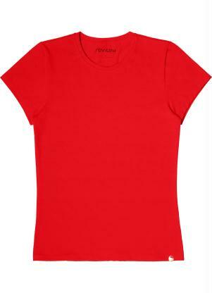 Rovitex - Blusa Feminina Básica  Vermelho - ROVITEX