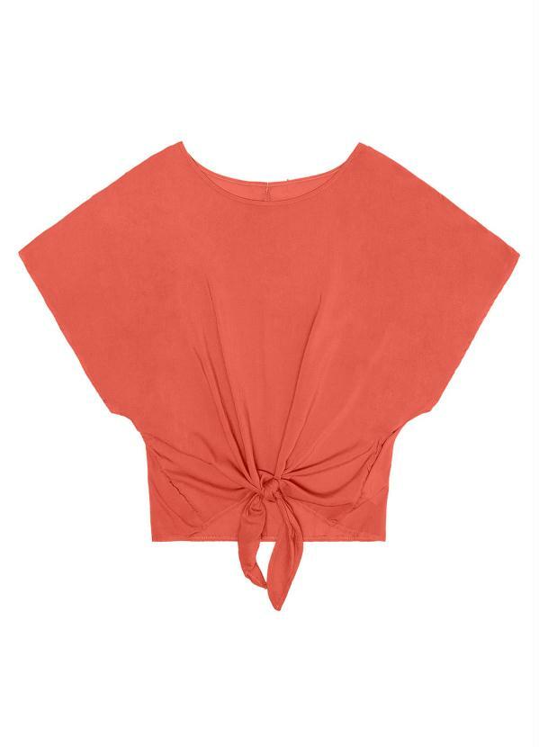 Rovitex - Blusa Feminina Manga Morcego Rosa