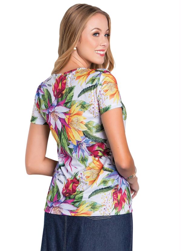 Outlet - Blusa Floral Moda Evangélica 2