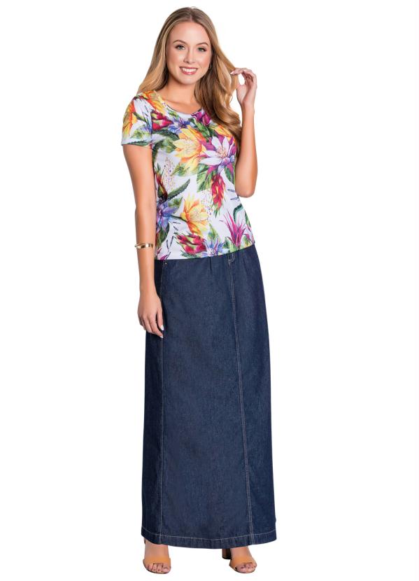 Outlet - Blusa Floral Moda Evangélica 3