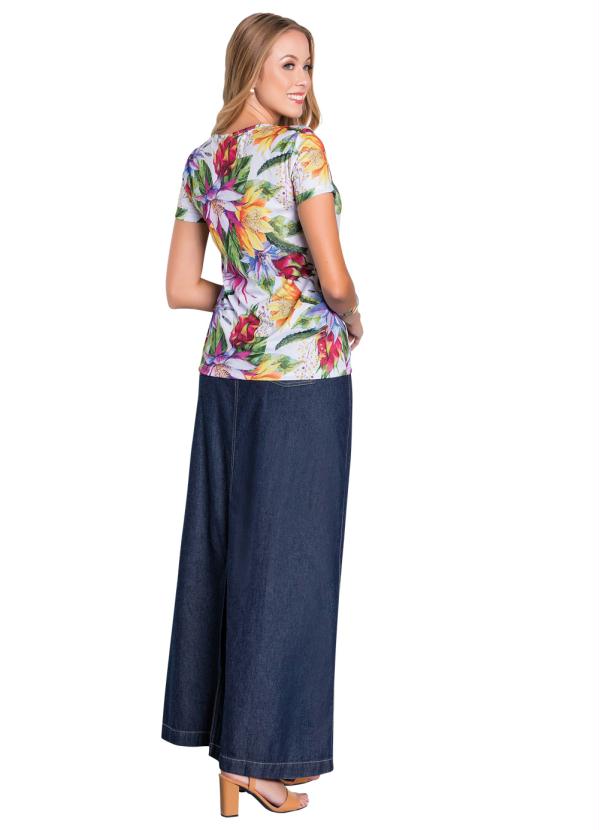Outlet - Blusa Floral Moda Evangélica 6