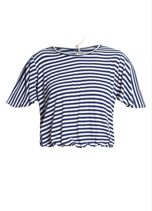 Quintess - Blusa Listrada Quintess com Vazado nas Costas 5