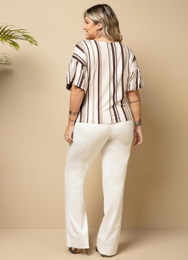 Quintess - Blusa Listras Candy com Mangas Balonê 9