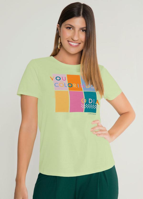 Lunender - Blusa Malha View Flex High Amarelo