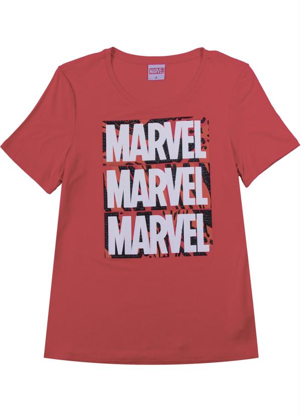 blusa vermelha marvel
