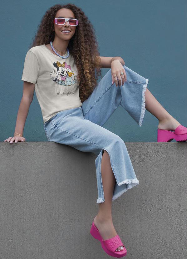 Disney - Blusa Manga Curta Estampada Cinza 2