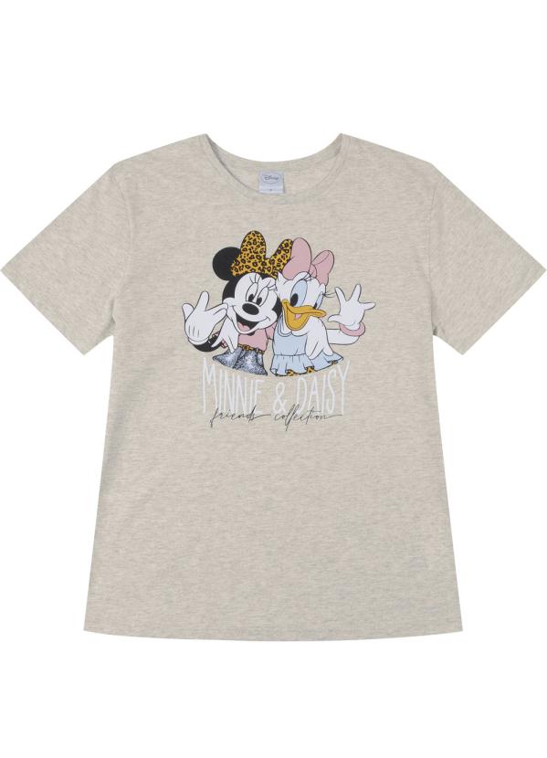 Disney - Blusa Manga Curta Estampada Cinza 3