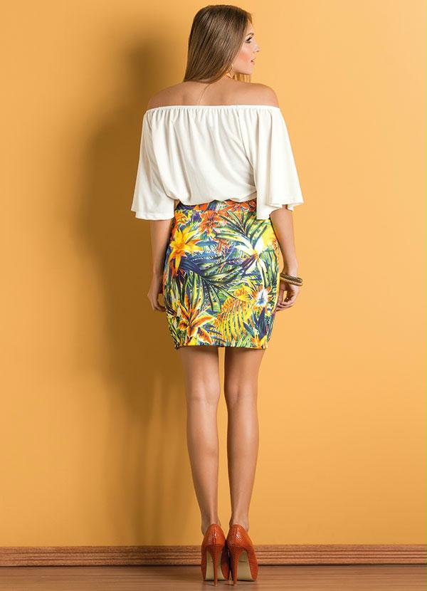 Outlet - Blusa Ombro a Ombro Off White 4