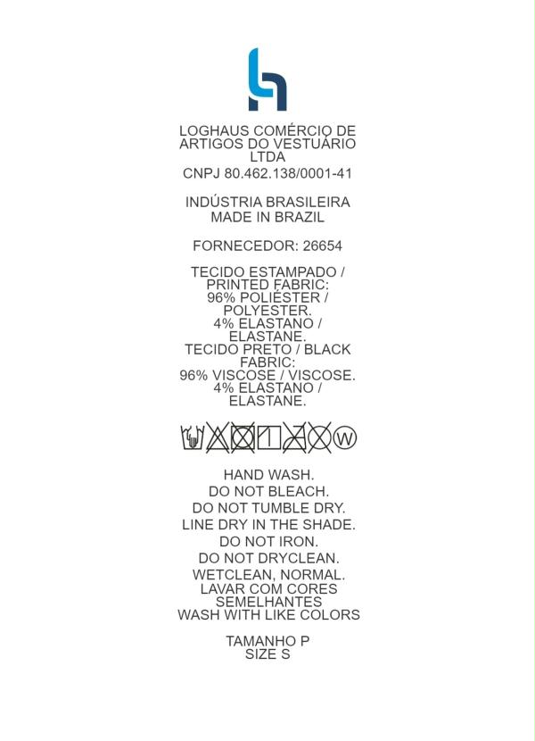 Quintess - Blusa Onça Aquarelada em Malha de Poliéster 12