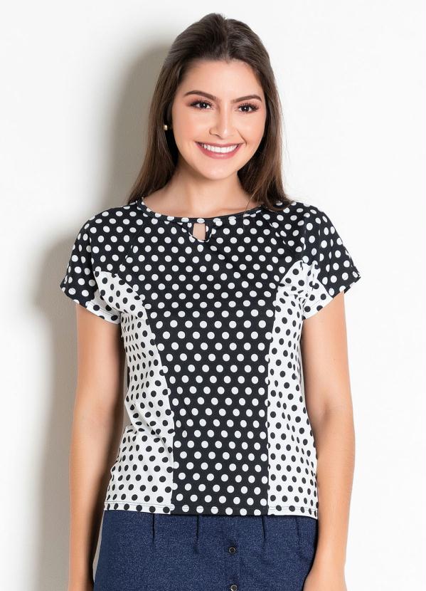 Outlet - Blusa Poá com Gota Moda Evangélica