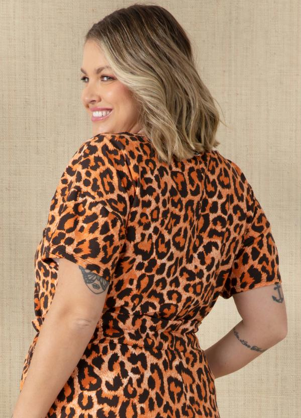 Quintess - Blusa Soltinha Onça Preta 7