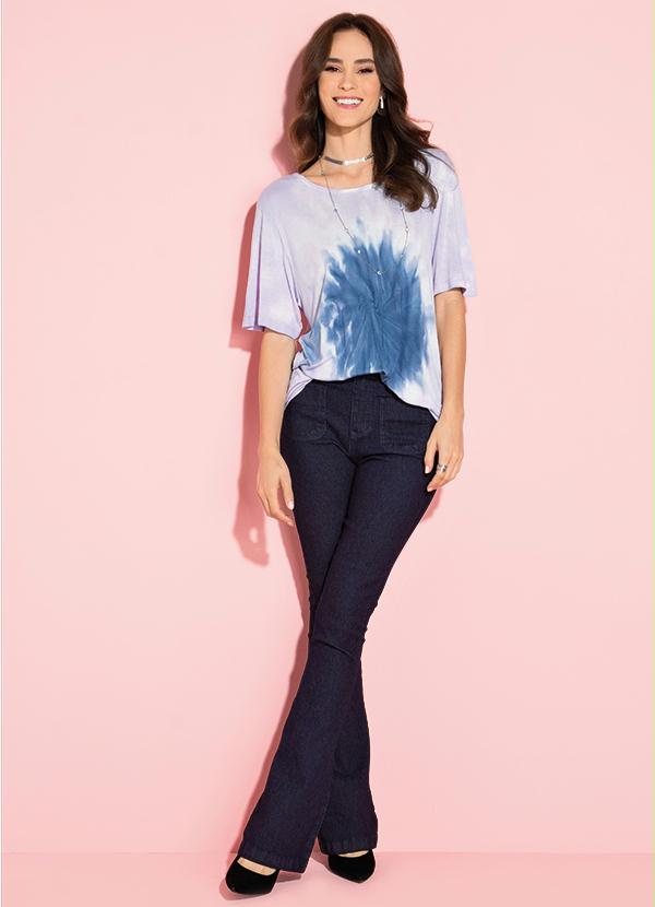Quintess - Blusa Tie Dye com Mangas 3
