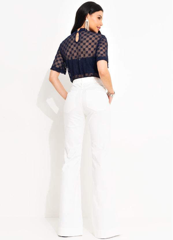 Colcci - Blusa Tule Azul 5