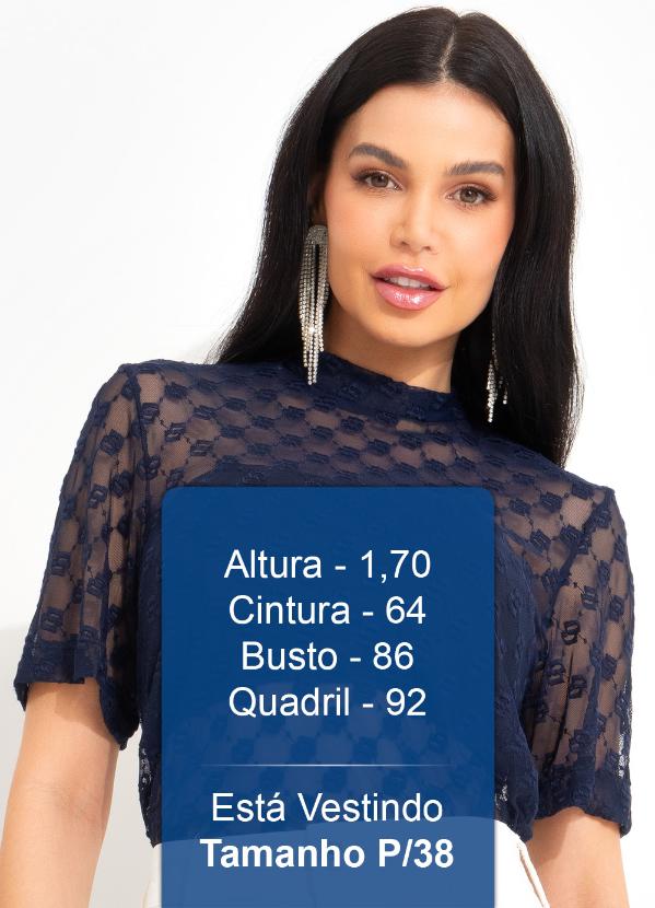 Colcci - Blusa Tule Azul 6