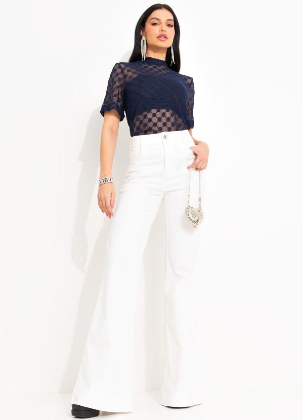 Colcci - Blusa Tule Azul 7