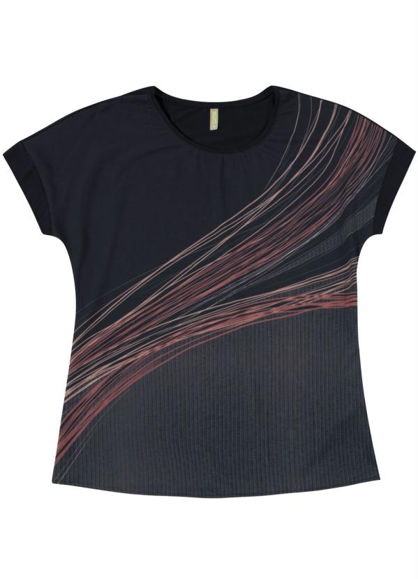 Cativa - Blusa Viscose Feminina Adulta Preto