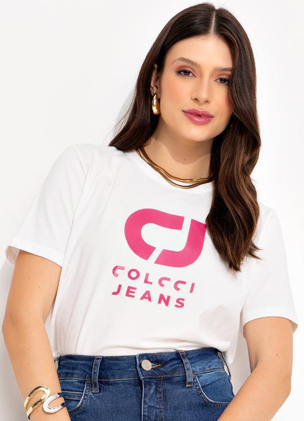 Colcci Jeans - Camiseta Cj Off White