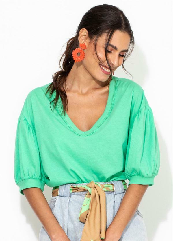 Forum - Camiseta de Malha Forum Verde