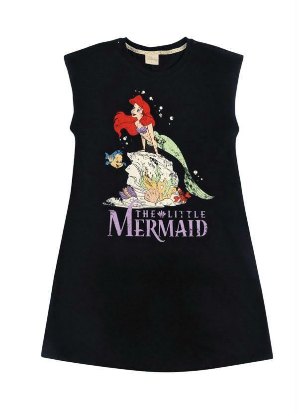 Angel - Long-Shirt Ariel Disney Preto