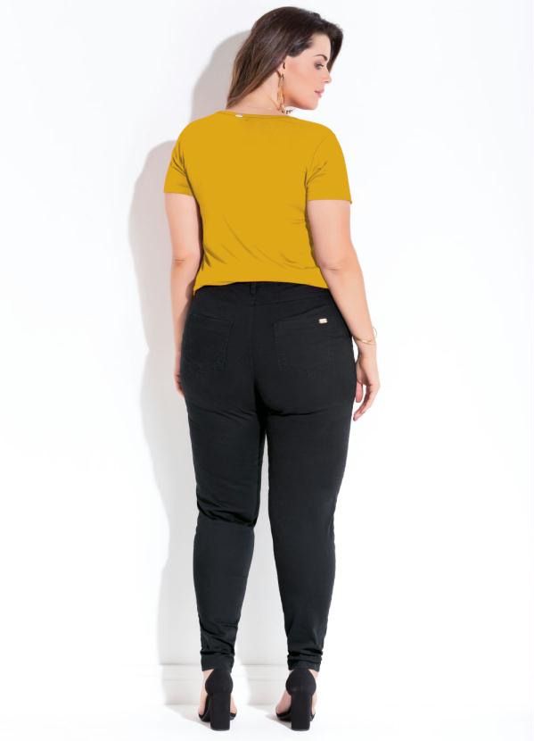 Quintess - T-Shirt Mostarda Básica 4