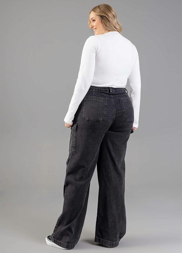 Just Basic - Blusa Básica Manga Longa Cotton Branco 4