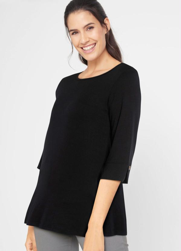 Boat Neck Top by bonprix