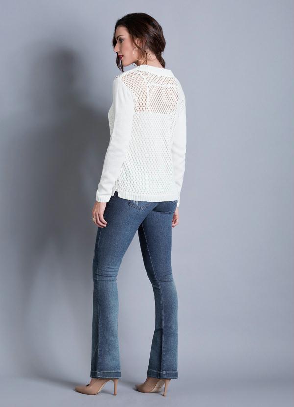 Multimarcas - Blusa de Tricô Off White 4