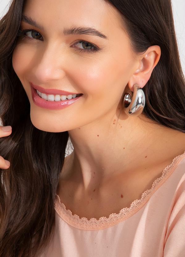 bonprix - Blusa Decote Redondo com Renda Salmão 3