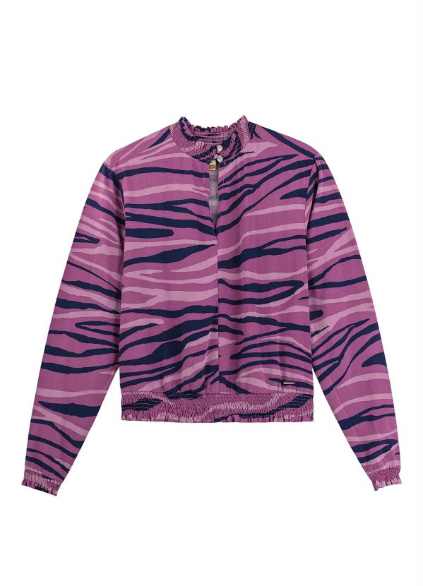 Marialícia - Blusa Feminina Adulto Rosa 1