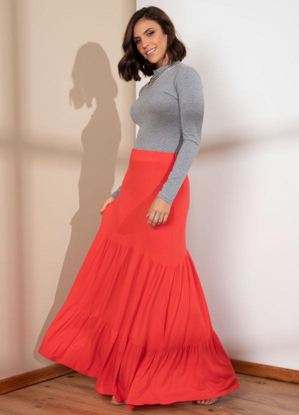 Quintess - Blusa Gola Alta com Mangas Longas Mescla 6