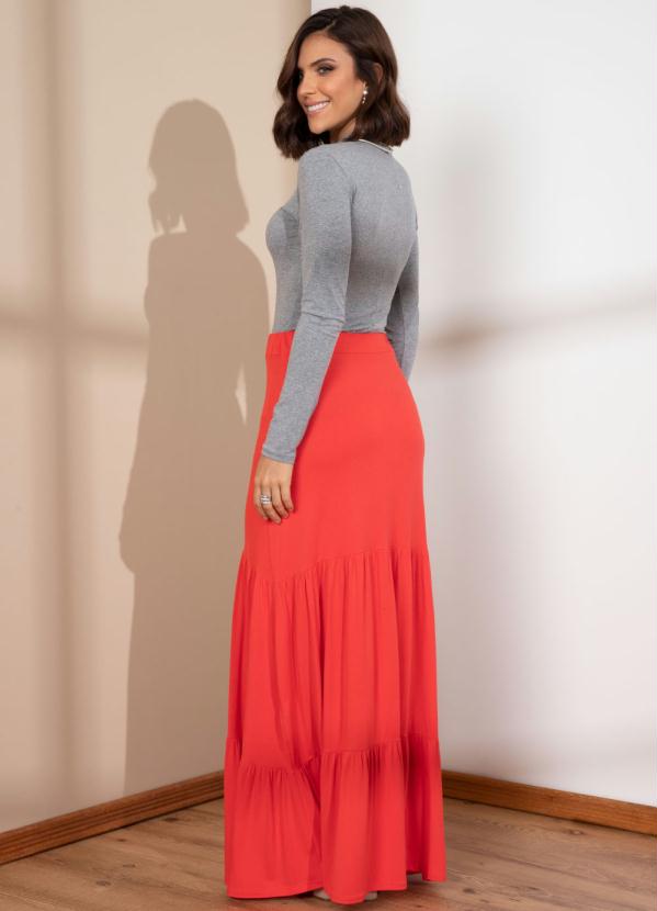 Quintess - Blusa Gola Alta com Mangas Longas Mescla 7