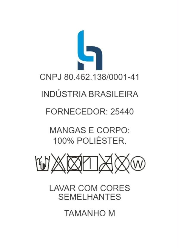 Queima Estoque - Blusa Mangas Longas com Babados Azul Marinho 6