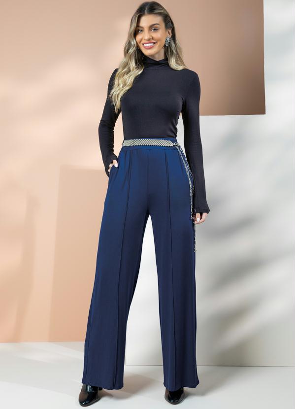 Quintess - Blusa Preta Justinha com Gola Alta 6