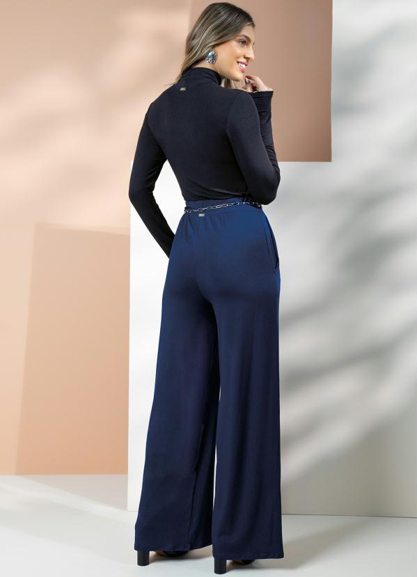 Quintess - Blusa Preta Justinha com Gola Alta 7