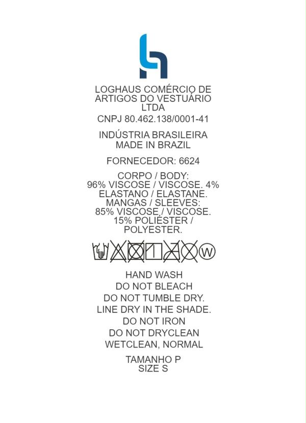 Quintess - Blusa Preto Mangas Bufantes com Transparência 12