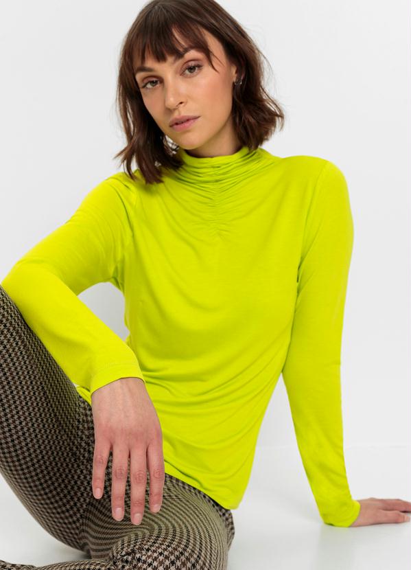 bonprix - Blusa Verde Claro em Malha de Viscose