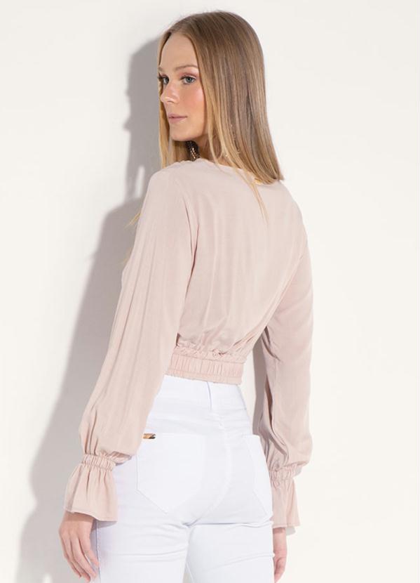 Quintess - Croped Quintess Nude com Torção 2