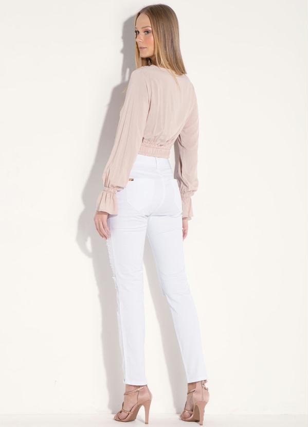 Quintess - Croped Quintess Nude com Torção 4