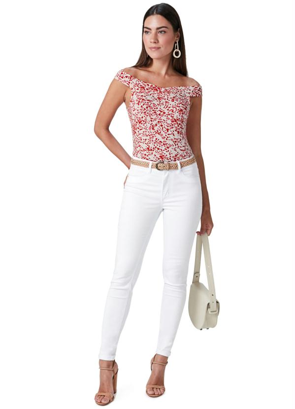 Malwee - Blusa Vermelha Ombro a Ombro Eco Vero 2