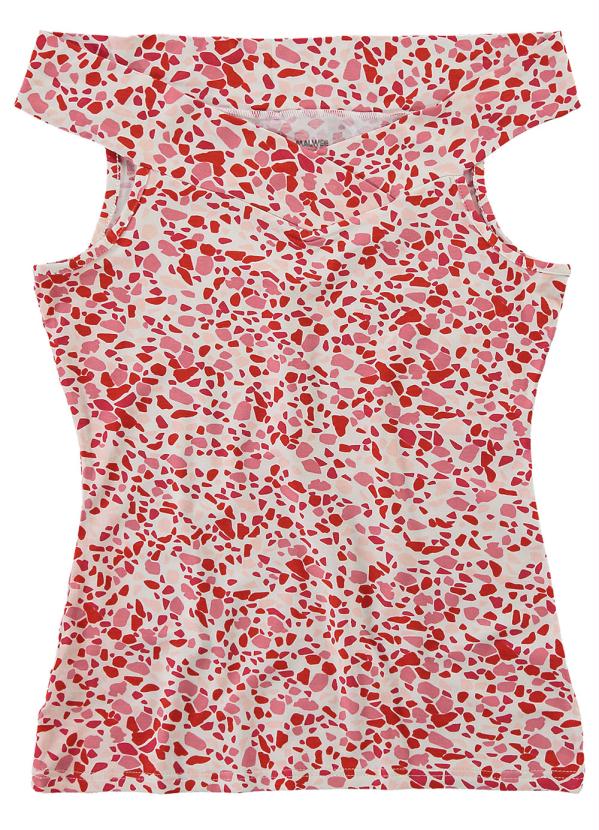 Malwee - Blusa Vermelha Ombro a Ombro Eco Vero 3