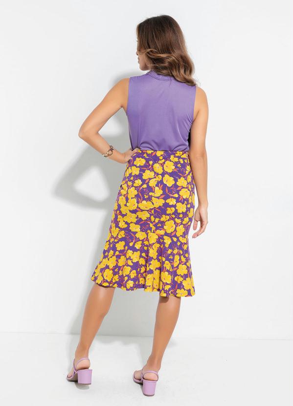 Outlet - Blusa com Amarração Roxa 4