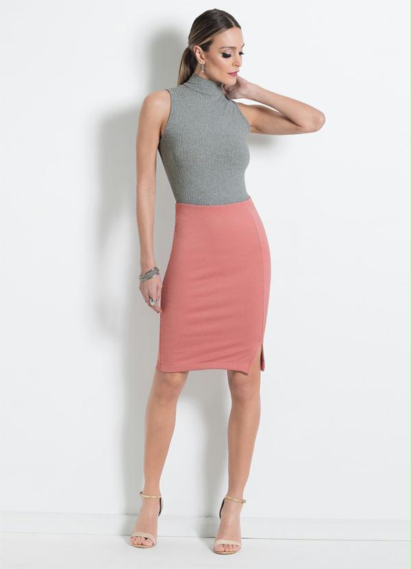 Multimarcas - Blusa Gola Rolê Mink Cinza 3