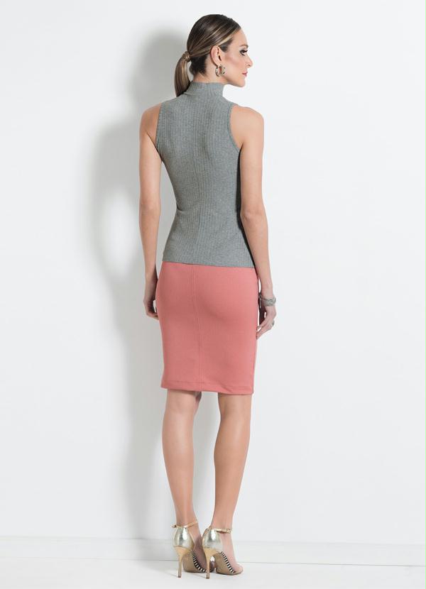 Multimarcas - Blusa Gola Rolê Mink Cinza 4