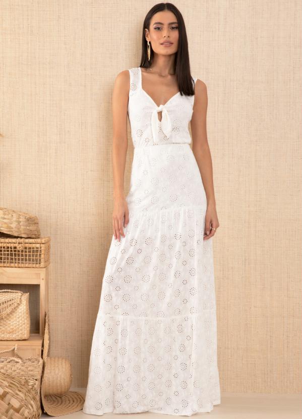 Quintess - Blusa Off White com Amarração 10