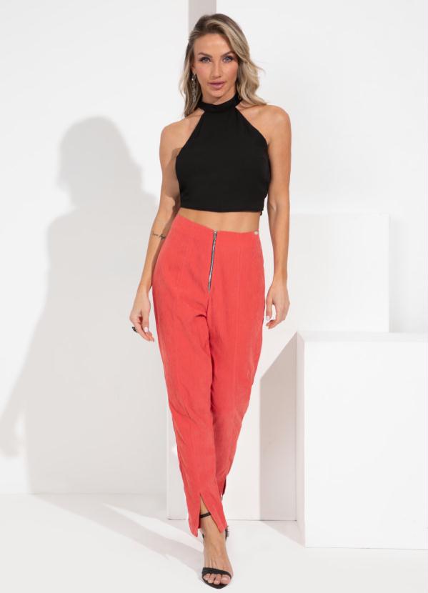 Outlet - Blusa Preta com Amarração 3